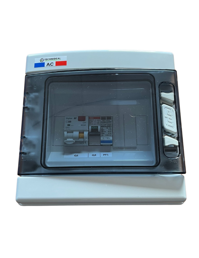 Coffret AC monophasé Eco - 3kW - avec parafoudre