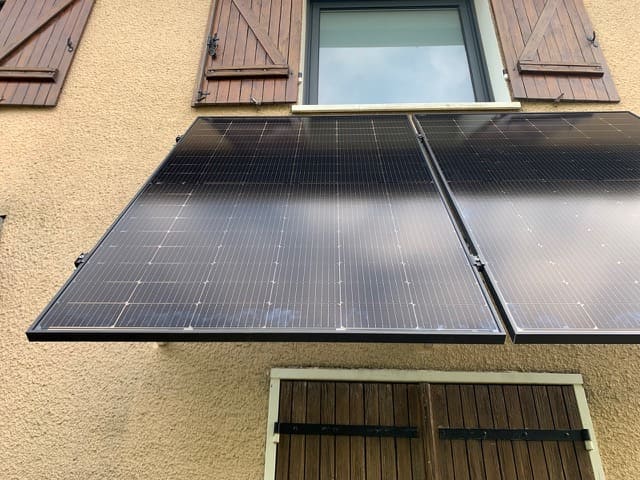 Installation photovoltaïque en bise soleil de Franck